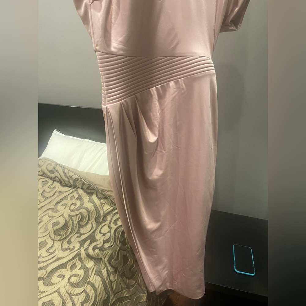 Brand new Zhivago bond stitched waist satin midi dress